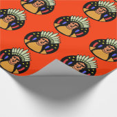 Native American Cadeaupapier (Hoek)