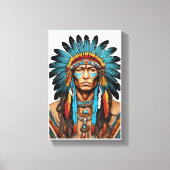 Native American Canvas Afdruk (Voorkant)