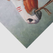 Native American Chestnut Pinto War Horse Tissuepapier (Detail)
