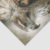 Native American Chief & Eagle Decoupage Tissuepapier (Detail)