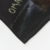 Native American Chief Fleece Blanket (Hoek)