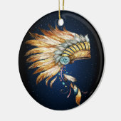 Native American Chief Headdress Ornament (Links)