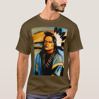 Native American Chief Long T-shirt