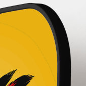 Native American Chief op wilde landschap zonsonder Pickleball Paddle (Links Detail)