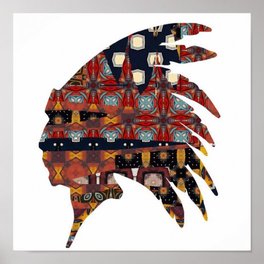 Native American Chief Poster (Voorkant)