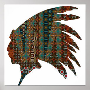 Native American Chief Poster
