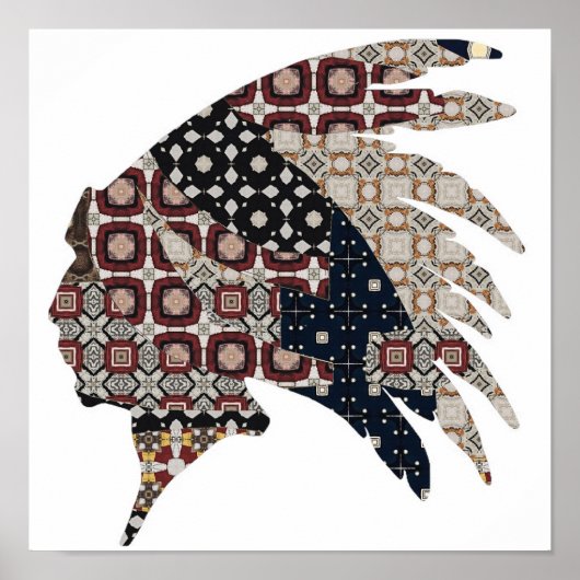 Native American Chief Poster (Voorkant)
