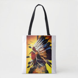 Native American Chief Tote Draagtas