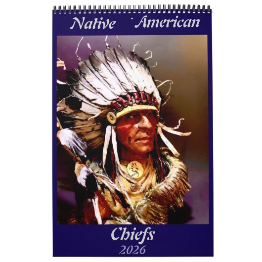 Native American Chiefs Calendar Kalender (Hoes)