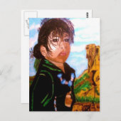 NATIVE AMERICAN CHILD BRIEFKAART (Voorkant / Achterkant)