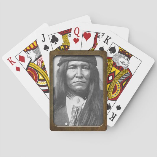 Native American Cochise Apache spelen ca Pokerkaarten (Achterkant)