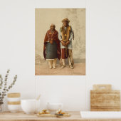 Native American Couple, 1899 Poster (Keuken)