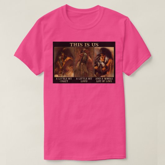Native American Couple Dit is ons T-shirt (Design voorkant)