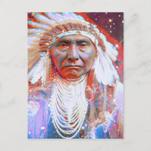 Native American Crazy Horse Briefkaart