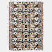 Native American Crow Deken (Voorkant Verticaal)