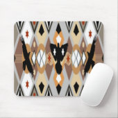 Native American Crow Mousepad Muismat (Met muis)