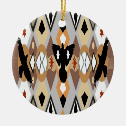 Native American Crow Ornament (Voorkant)