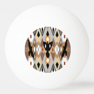 Native American Crow Ping Pong Ball