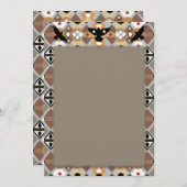 Native American Crow Uitnodiging (Voorkant / Achterkant)