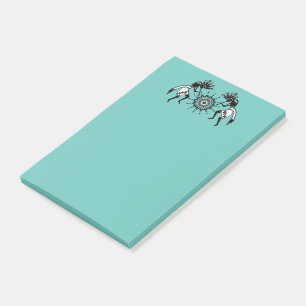 Native American Culture - Sun Dancing Kokopelli 1 Post-it® Notes