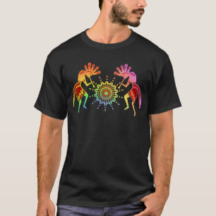 Native American Culture - Sun Dancing Kokopelli 4 T-shirt