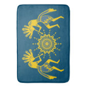 Native American Culture - Sun Dancing Kokopelli 6 Badmat (Voorkant Verticaal)