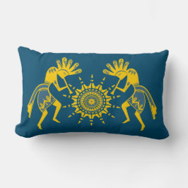 Native American Culture - Sun Dancing Kokopelli 6 Kussen
