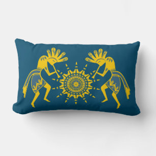 Native American Culture - Sun Dancing Kokopelli 6 Kussen