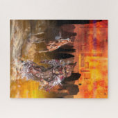 Native American Dancer ROLLING THONDER #1 Legpuzzel (Horizontaal)