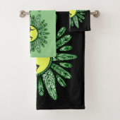 Native American Dancing Kokopelli Bad Handdoek (Insitu)