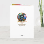 Native American DANCING WOLVES Kaart (Achterkant)