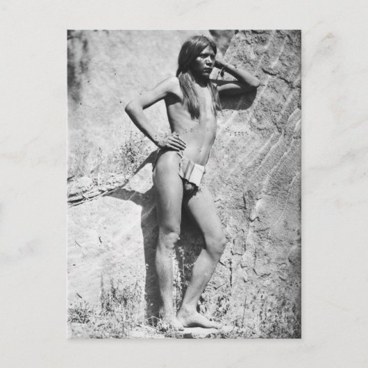 Native American dappere Briefkaart (Voorkant)