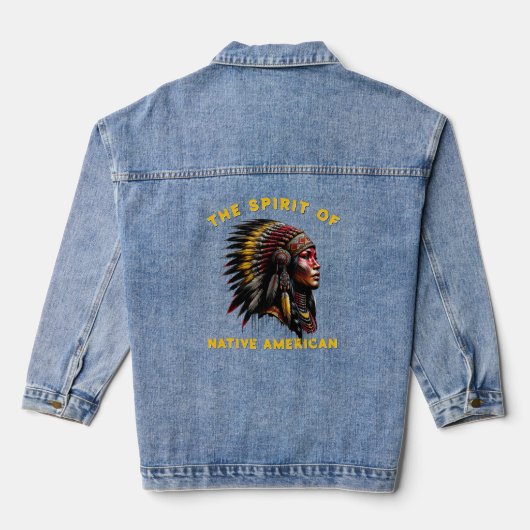 Native American Denim Jacket (Achterkant)