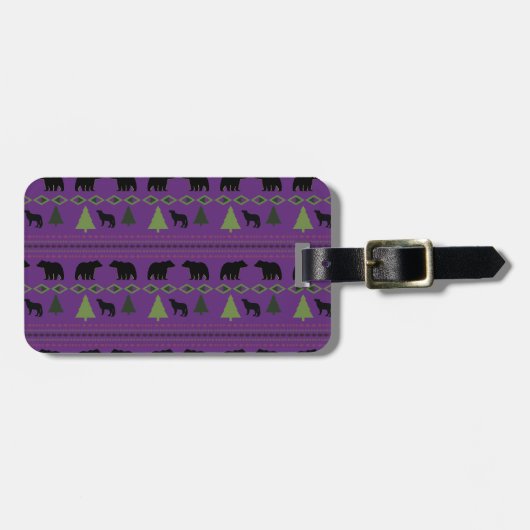 Native American Design Bagagelabel (Voorkant horizontaal)