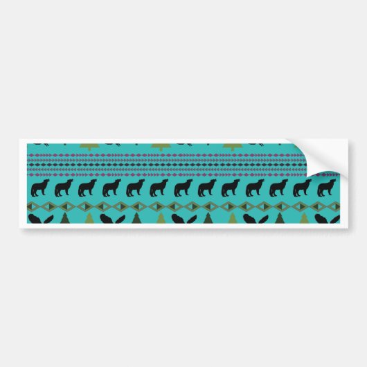 Native American Design Bumpersticker (Voorkant)