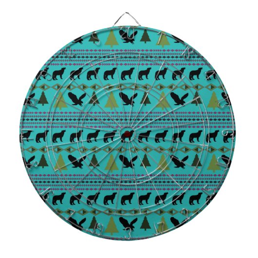 Native American Design Dartbord (Voorkant)