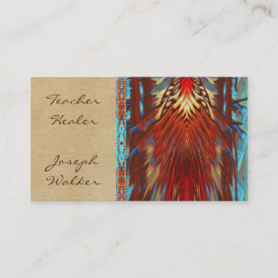 Native American design, genezer, Art, Visitekaartj Visitekaartje