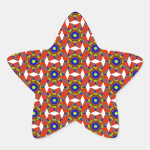 Native American Design Ster Sticker
