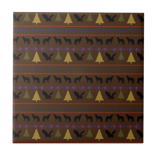 Native American Design Tegeltje (Voorkant)