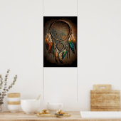 Native American Dreamcatcher Art Print Poster (Keuken)