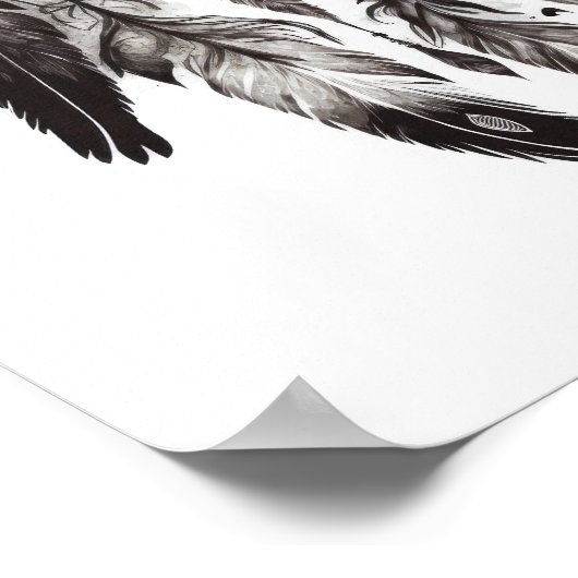 Native American Dreamcatcher Art Print Poster (Hoek)