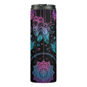 Native American Dreamcatcher maan patroon Thermosbeker (Achterkant)