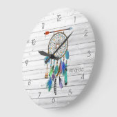 Native American Dreamweaver Large Clock Grote Klok (Hoek)
