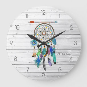 Native American Dreamweaver Large Clock Grote Klok