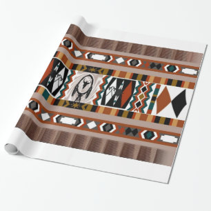Native American Dreamweaver Wrapping Paper Cadeaupapier