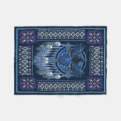 Native American Drocatcher Fleece Deken (Voorkant (Horizontaal))