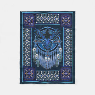 Native American Drocatcher Fleece Deken
