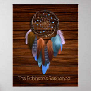 Native American Drocatcher Poster