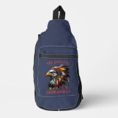 Native American Eagle Chief Sling Bag (Voorkant)