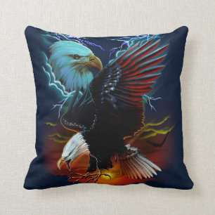 Native American Eagle Painting Kussen